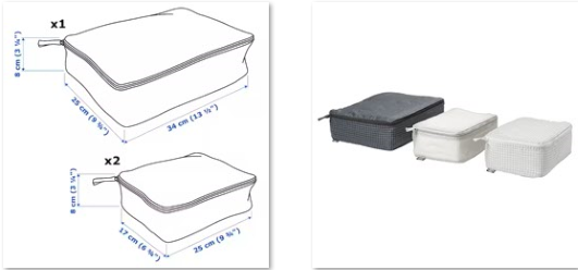 Product Review RENSARE IKEA Packing Cubes 2023 Sophie s Suitcase