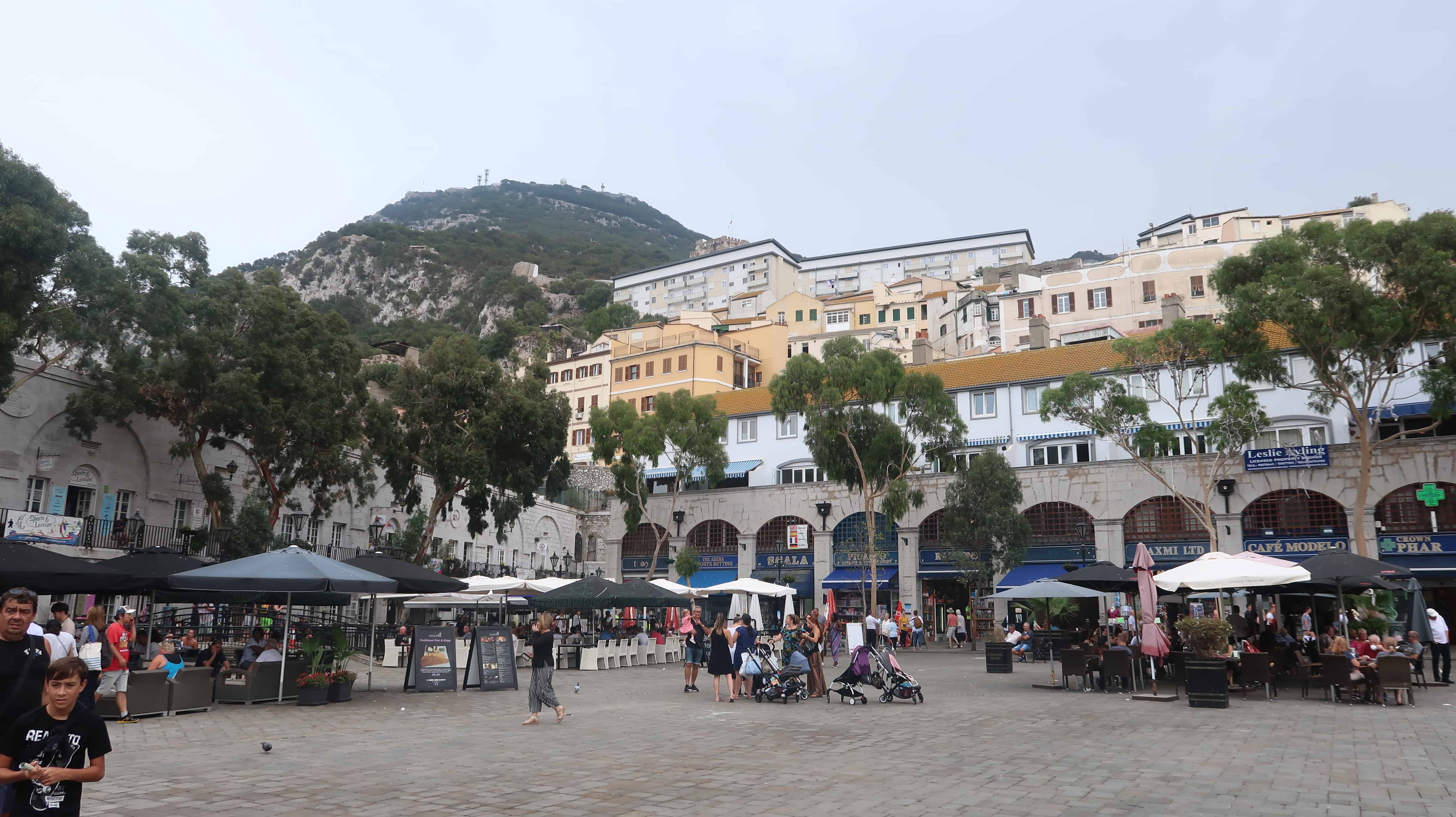 Mediterranean steps Gibraltar Europe