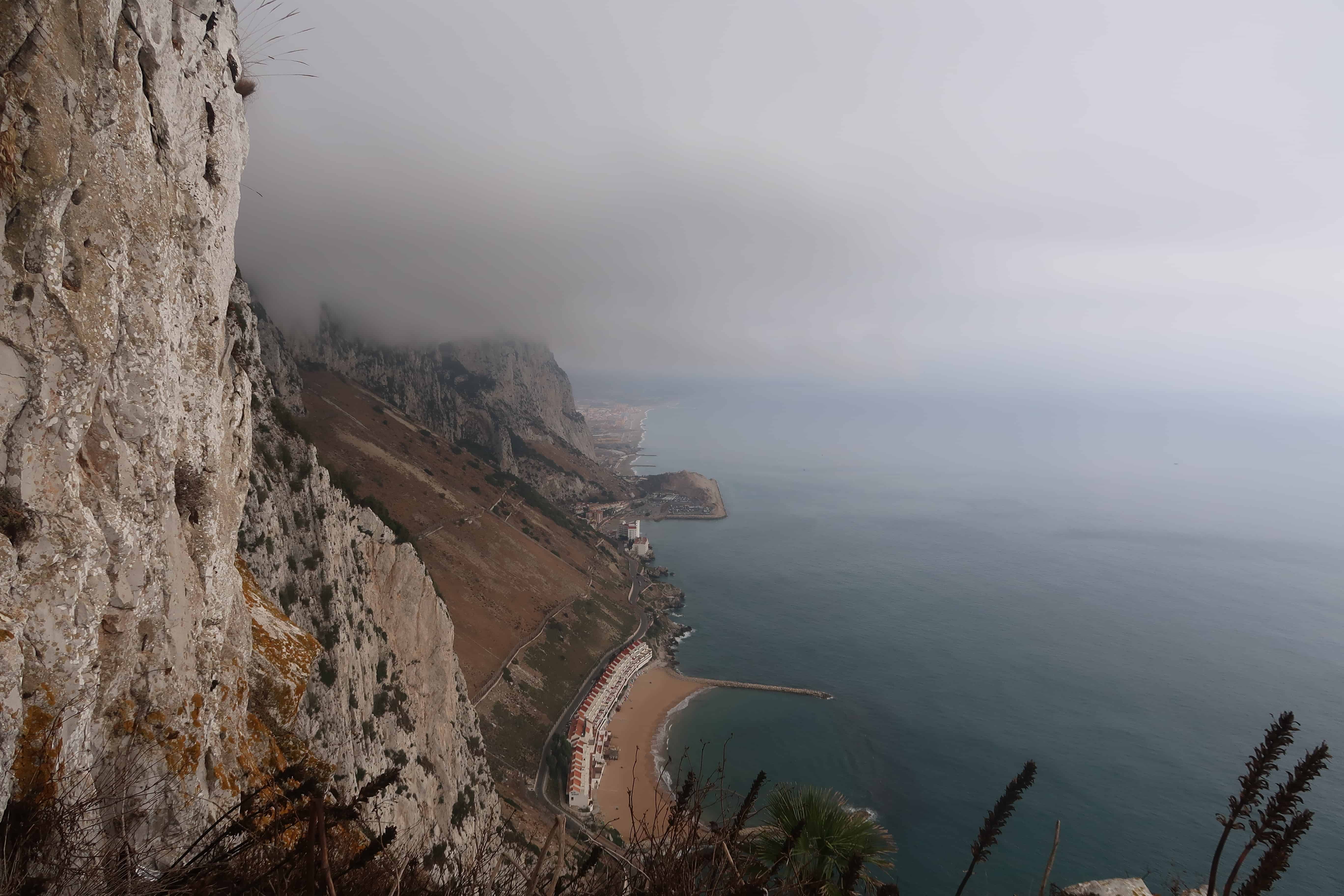 Mediterranean steps Gibraltar Europe