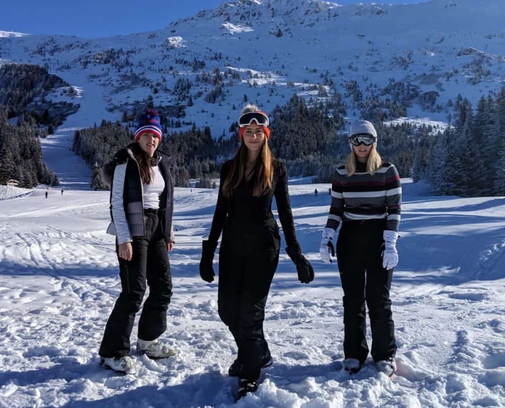 Skiing in Meribel