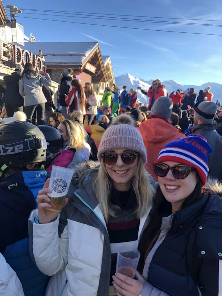 Skiing in Meribel