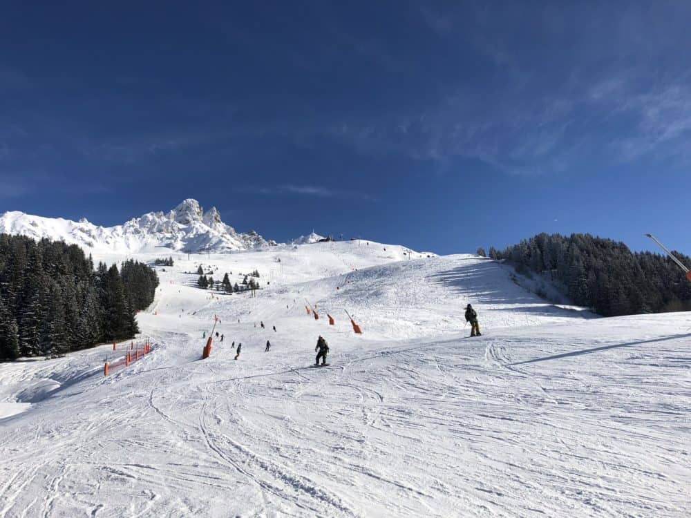 Skiing in Meribel