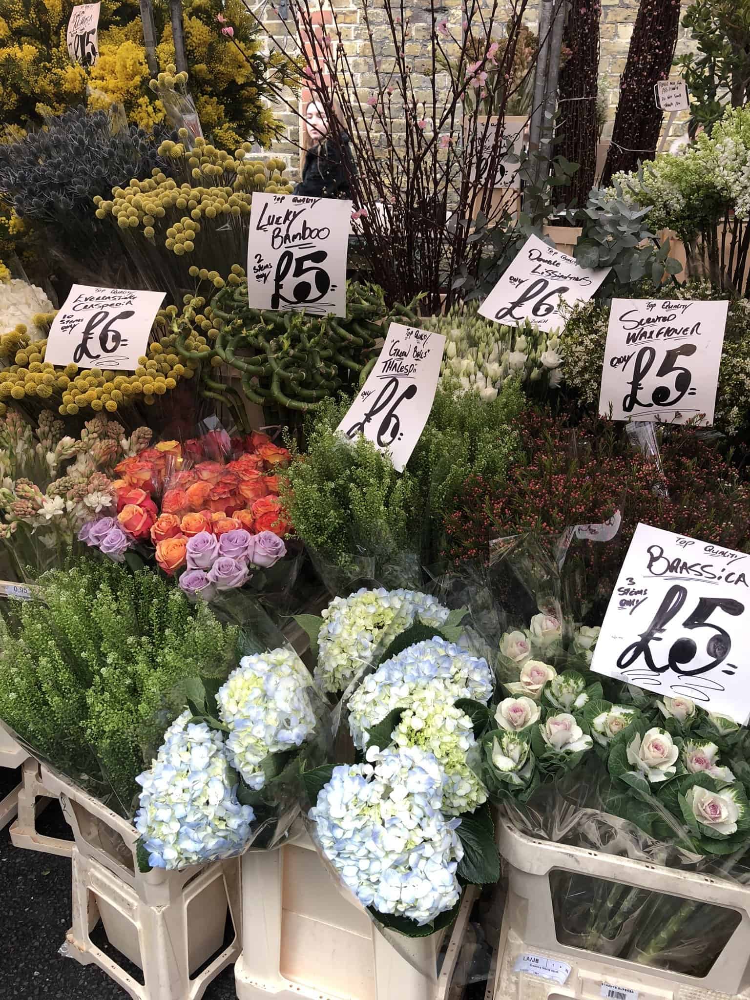 Columbia Road Flower Market London: London Area Guide - Sophie's Suitcase