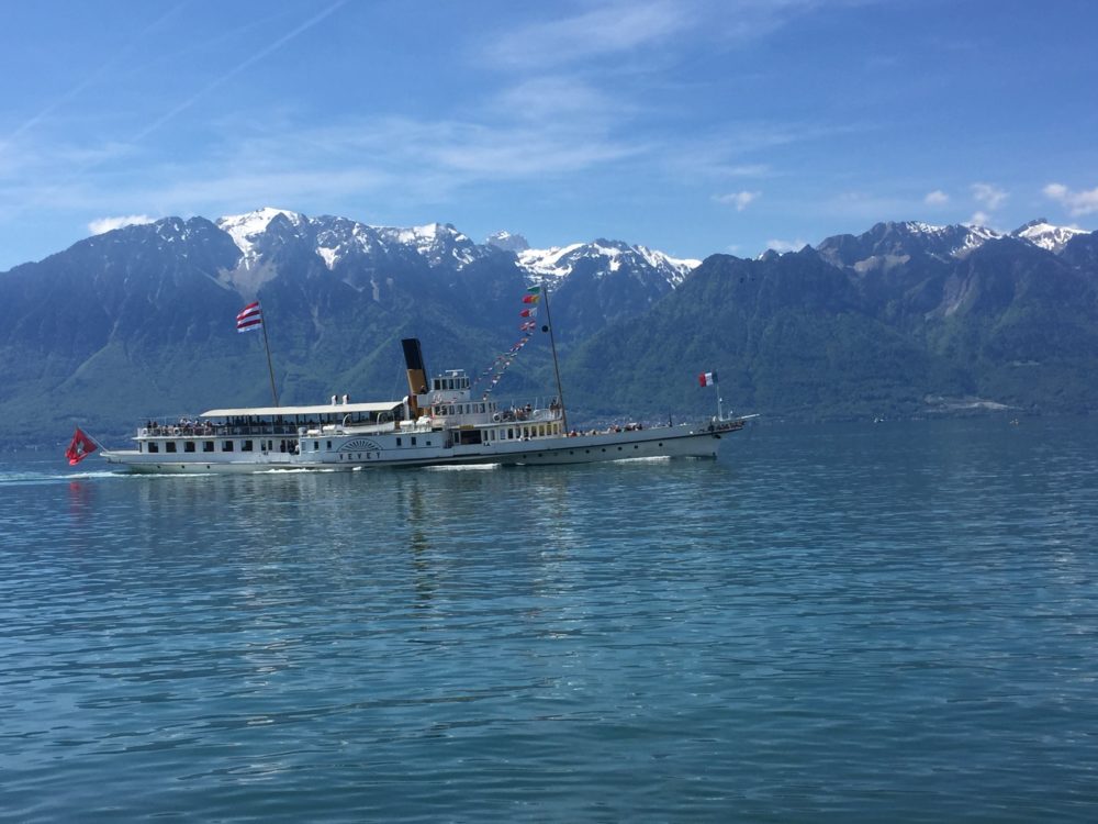 Lake Geneva cruise boat