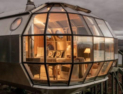 unique airbnb stays uk airship