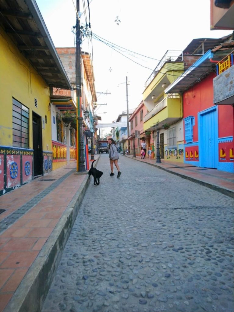 backpacking Colombia city