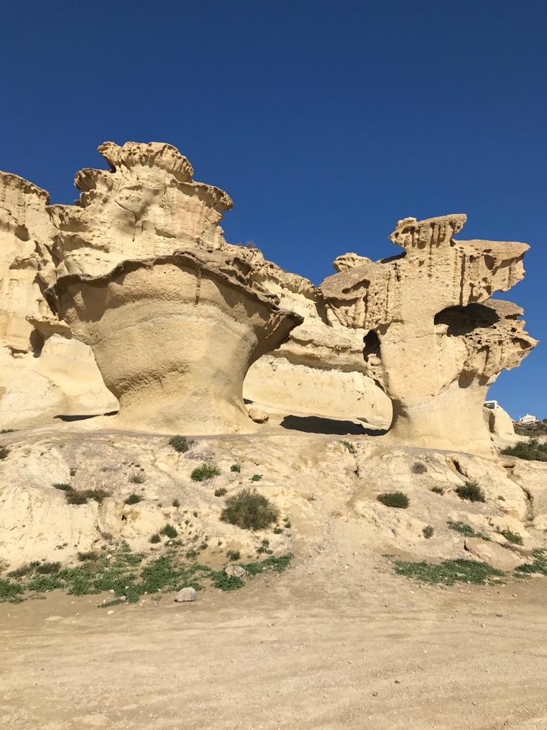 Sand sculptures in Bolnuevo Mazarron