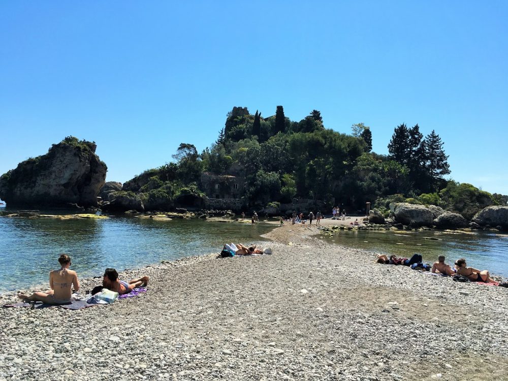 Isola Bella beach near Taormina