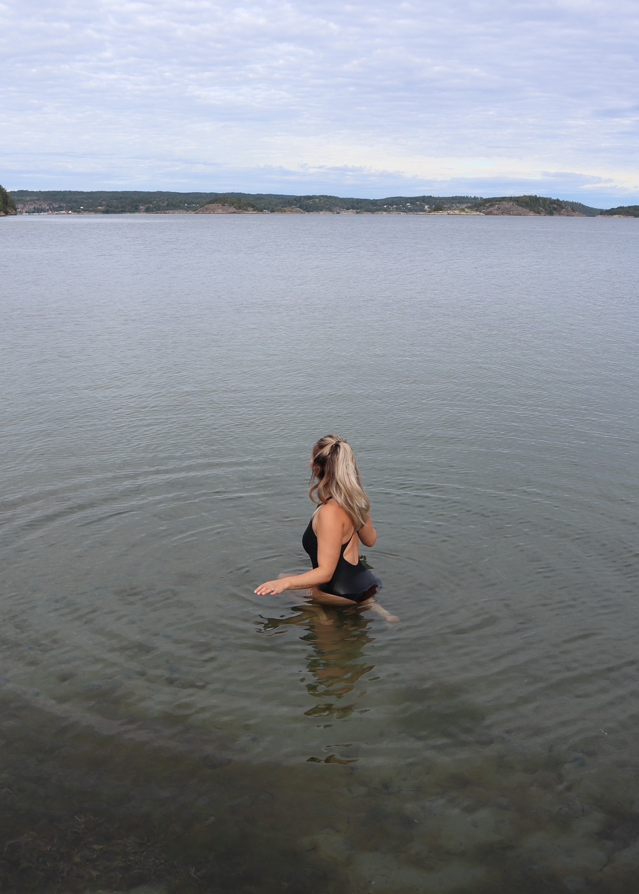 swimming in Lake Windermere